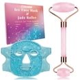 thumbnail image 1 of Set de mascarilla facial Ice Face Roller, rodillo de jade y hielo, 1 of 9