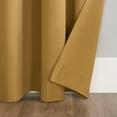 thumbnail image 6 of Sun Zero Nolan Energy Efficient Blackout Grommet Single Curtain Panel, 54" X 95", Gold, 6 of 10