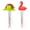 Flamingo & Turtle, variant on 2 Pack Floating Pool Thermometer, Large Size Easy Read for Water Temperature with String for Outdoor and Indoor Swimming Pools and Spas (Flamingo & Turtle)
