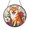 Acrylic 3.5 Inch, variant on Dog Illustration Decorative Window Hanging tained Glass Style