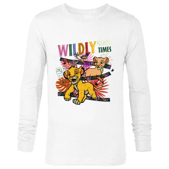 Disney The Lion King Anniversary Cubs Wildly Good Times - Long Sleeve T-Shirt for Men - Customized-White