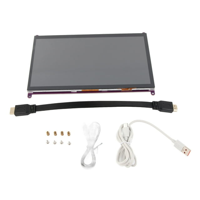 Pantalla para Raspberry Pi HD 1024 x 600 de 10 pulgadas con interruptor de retroiluminación y función táctil