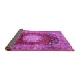 thumbnail image 2 of Ahgly Company Indoor Round Medallion Purple Traditional Area Rugs, 3' Round, 2 of 4