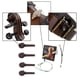 thumbnail image 3 of Cuerda de aleación Violín Violín + Clavijas de + Cola de intestinal para violinista, 3 of 9