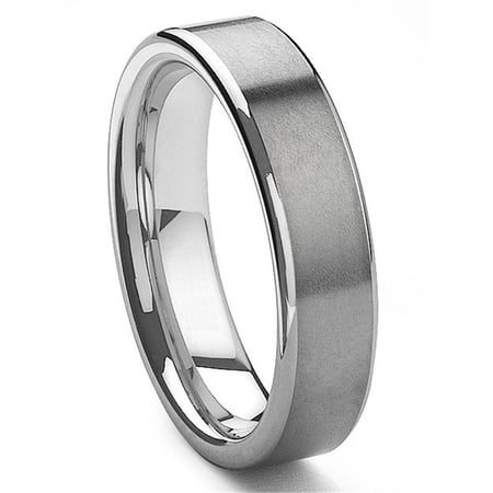 Andrea Jewelers 6MM Tungsten Carbide Pipe Cut Wedding Band Ring Sz 10.0
