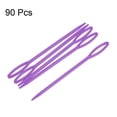 thumbnail image 3 of Unique Bargains Plastic Sewing Needles, 9cm Large Eye Blunt Learning Needles, Purple 90 Pack, 3 of 4