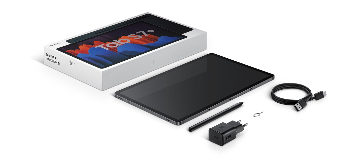 SAMSUNG Galaxy Tab S7 128GB Mystic Black (Wi-Fi) S Pen Included -  SM-T870NZKAXAR