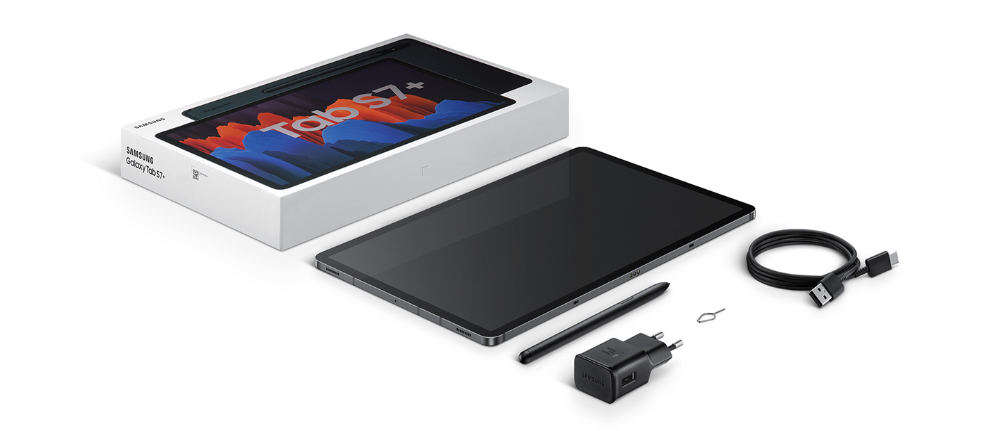 SAMSUNG Galaxy Tab S7 128GB Mystic Silver (Wi-Fi) S Pen Included - SM-T870NZSAXAR - image 3 of 19