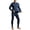Navy Blue, variant on COOPLUS Mens Thermal Underwear Top & Pants One Set
