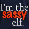 thumbnail image 3 of CafePress - Sassy Elf Women's Long Sleeve Dark T Shirt - Women's Long Sleeve Graphic Tee Casual Fit, 3 of 4