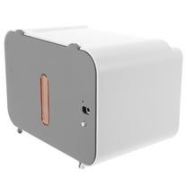 SEWCHICS Wall Mounted Touchless Paper Towel Dispenser Grey No Drill Automatic Bathroom Holder