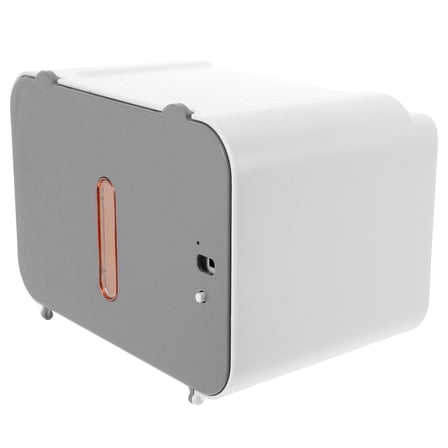 SEWCHICS Wall Mounted Touchless Paper Towel Dispenser Grey No Drill Automatic Bathroom Holder