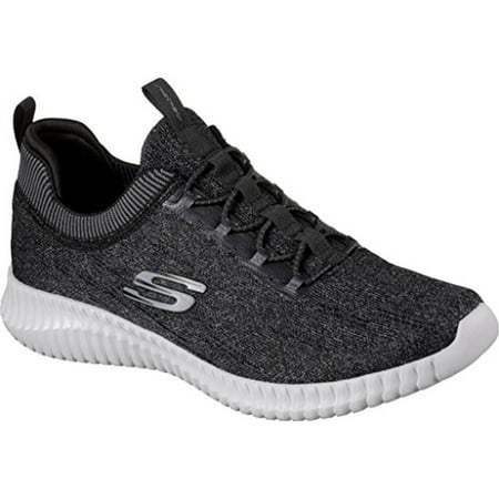52642 Black Skechers Shoes Men Memory Foam Sport Walk Mesh Casual Slipon