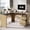 Log, variant on Bestier 55" L-shaped Computer PC Desk Lift Top with Power Outlets Storage Drawers and Monitor Stand, Log