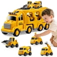 thumbnail image 1 of Portabicicletas Construction Trucks Toys KIZONLY 5 en 1 para 2 a 5 años, 1 of 9