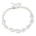 thumbnail image 6 of hengtong 3xClassic Baroque Faux Special Shaped Pearl Choker Necklace for Pcs, 6 of 9