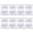 White, variant on 8 PCS Reserved Seating Sign for Chair 19.29x12.99 inch This Row Is Reserved Chair Sign for Wedding Ceremony Pew Reception Party Event Decoration (Light Green or White or Black)