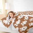 thumbnail image 4 of Manfei Girly Cartoon Dessert Bedding Comforter Set, Kawaii Gingerbread Man Twin Comforter Sets, Merry Christmas Reversible Bedding Set, Super Cozy Room Decor, 2-Piece, 4 of 8