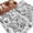 White Light Gray Dark Gray, variant on Grey Shell Starfish Coastal Area Rugs 8'x10', Washable Small Throw Rugs for Living Room Patio, Nautical Ocean Summer Beach Indoor Outdoor Rug Non-Slip Low Pile Carpet Runner Reversible Floor Mats