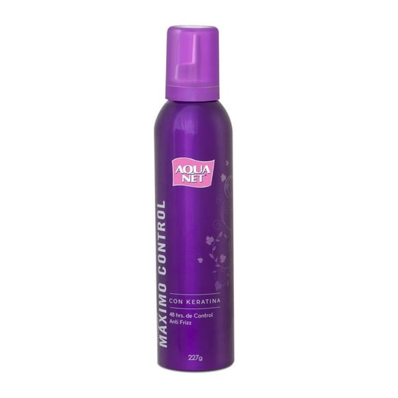 Mousse Aqua Net máximo control con keratina 227 g