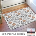 thumbnail image 3 of White Halloween Skull Pumpkin Spider Pattern Door Rugs,Washable Non Slip Door Mats Indoor,Decorative Door Mats,Entry Mat Indoor for Entrance,Bedroom,Kitchen,Bathroom,16"x24", 3 of 6