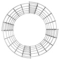 thumbnail image 3 of vidaXL Circular Gabion Raised Beds 3 pcs Galvanised Steel Ø30x50 cm, 3 of 4