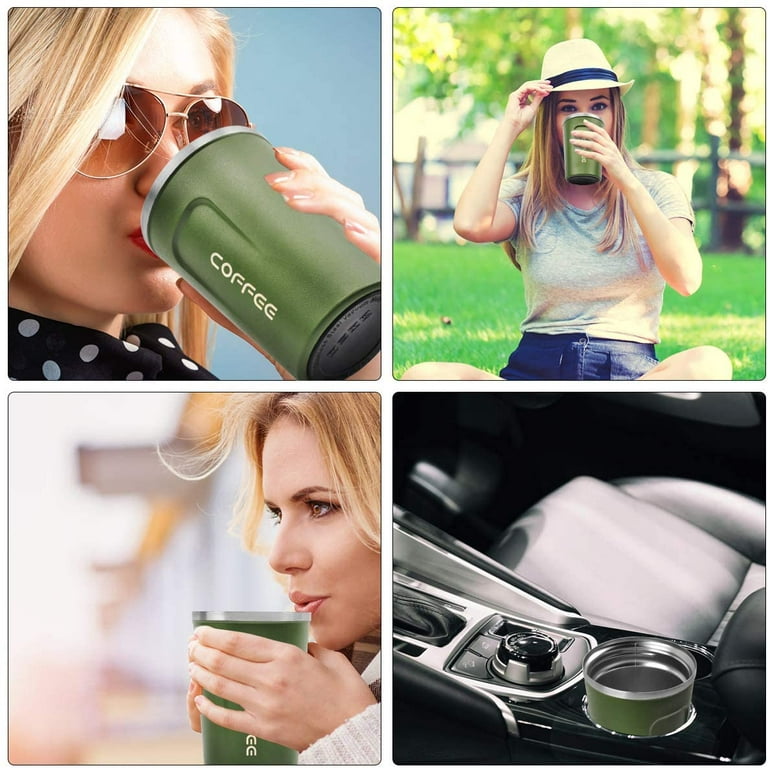 Tohuu Cold Brew Coffee Maker 960ml Travel Mugs Coffee Reusable Car Coffee  Cup Drink Mug for Coffee Iced Tea Lemonade Milk durable 