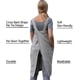 thumbnail image 4 of Cotton Linen Apron For Women Cross Back Apron Pinafore Dress For Baking Cooking Gardening Work, 4 of 4