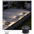 thumbnail image 5 of 2 Side Outdoor Recessed Underground Lamp 3W Floor Landscape Lighting Waterporrf LED Garden Light Spotlights AC85-265V,1 * LED underground light, 5 of 8