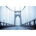 thumbnail image 2 of Erin Berzel 14x11 White Modern Wood Framed Wall Art Titled - Eastbound on the Bridge II, 2 of 5