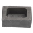 thumbnail image 3 of Lingot de Graphite, Moule de Graphite Haute Pureté Rectangulaire Refroidissement Rapide pour Argent pour Raffinement, 3 of 8