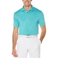 thumbnail image 1 of Polo de rugby jaspeado PGA Tour para hombre azul extragrande, 1 of 1