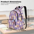 thumbnail image 6 of Uorisanigo Cute Dog Purple School Backpack Set for Boys and Girls with Meal Bag Water Bottle Case and Pencil Holder Large Capacity 17 Inch Bookbag for Middle School, 6 of 7