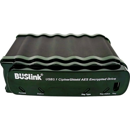 Buslink CipherShield CDSE-2TG2C 2 TB Portable Hard Drive, 2.5" External, SATA, TAA Compliant