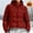 Wine, variant on FDGIU Winter Women's Long Lightweight Puffer Jacket, Hooded Warm Insulated Long Sleeve Coat for Everyday