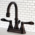 thumbnail image 2 of Kingston Brass KS2615DFL 4 in. Centerset Bathroom Faucet, Oil Rubbed Bronze, 2 of 3