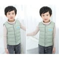 thumbnail image 5 of Staki Boy Vest Boys Fleece Vest – Lightweight Sleeveless Jacket with Zipper, Soft Color-Block Kids Outerwear for Fall Winter Layering(Green,10-13 Years), 5 of 5