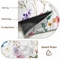 thumbnail image 5 of Watercolor Flowers Front Door Rugs 2x3 ft Spring Floral Garden Small Rug for Entryway Non Slip Washable Bathroom Door Mat Absorbent Floor Mat for Indoor Entrance, 5 of 9