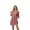 17Red, variant on Check Gingham Women Mini Shirt Dress, Stand Collar V-Neck 3/4 Puff Sleeve Tiered Ruffle Hem Casual Dress with Pockets,Stretch Wrinkle Resistant Casual Summer Dress for Travel Beach