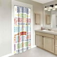 thumbnail image 5 of Colorful Kids Bathroom Rules Shower Curtain Funny Girls Boys Teen Inspirational Motivational Quotes Shower Curtains for Bathroom Decor 72x72Inch Washabale Fabric Bath Curtain Set with 12 Hooks, 5 of 5
