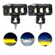 thumbnail image 1 of 2pzs Faros Auxiliares 3 Modos Doble Color Led Para Auto Moto, 1 of 8