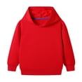 thumbnail image 5 of Abcomgle Youth Hoodies for Boys 10-12 Long Sleeve Hooded Girls Sweatshirts Solid Color Lightweight Casual Pullover Tops with Kangaroo Pocket 12-14 Years, 5 of 5