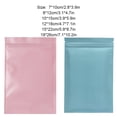 thumbnail image 2 of 100 Pieces Aluminum Foil Ziplock Bags Various Size Zip Multifunction Coffee Lock Packaging Reusable Heat Seal Coffee Bean Food Pack Pink 12*18CM, 2 of 6