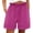 Hot Pink Shorts Women, variant on Plus Size Shorts for Women with Pockets Ruffle Elastic Waisted Shorts Summer Casual Wide Leg Beach Vacation Shorts Orange S