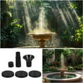 thumbnail image 3 of Pawsdot Modern Bird Bath Fountain Pump Kit Black Plastic 1 Set for Small Ponds, 3 of 7
