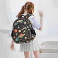thumbnail image 6 of ALAZA Retro Space Planets Rockets School Backpack Elementary Bag Bookbag Travel Rucksack, 6 of 6