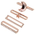 thumbnail image 1 of BESTYASH 4Ud Anillos Decorativos Dorados Para Correa Smartwatch Con Detalles Exquisitos, 1 of 8