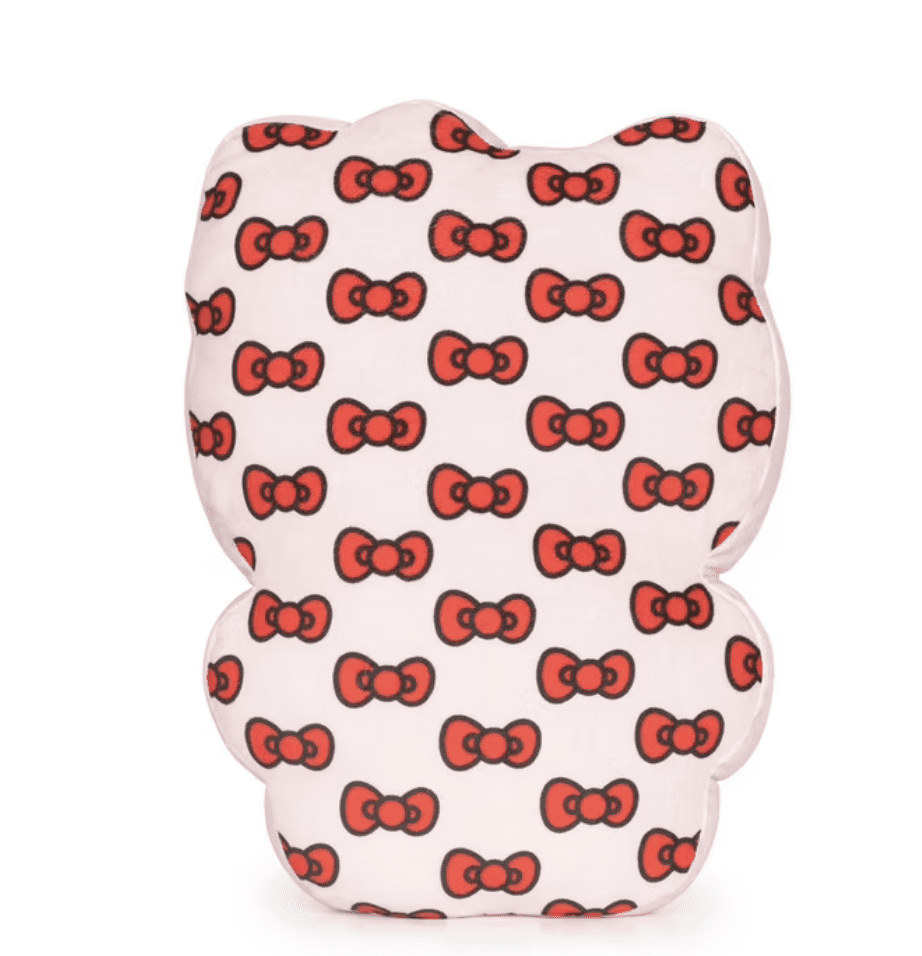 Hello Kitty Shaped Pillow And Throw Set, Pink