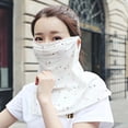 thumbnail image 1 of Women Casual Sunscreen Mask Neck Scarf Mask Print Thin Mask Scarf, 1 of 2
