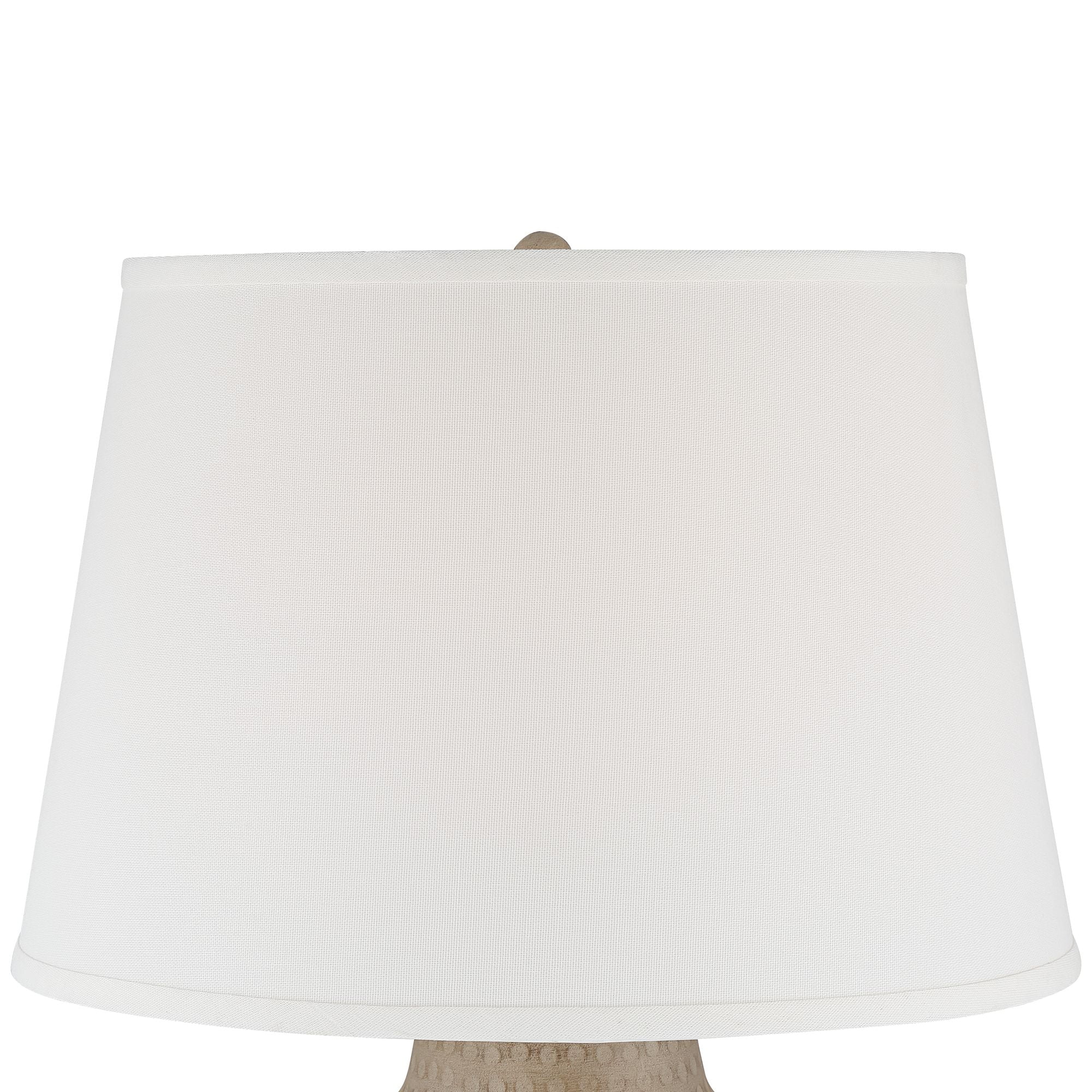 Barnes and Ivy Brighton 27 1/4" Tall Hammered Pot Farmhouse Rustic Modern Table Lamp Beige Finish Metal Single Living Room Bedroom